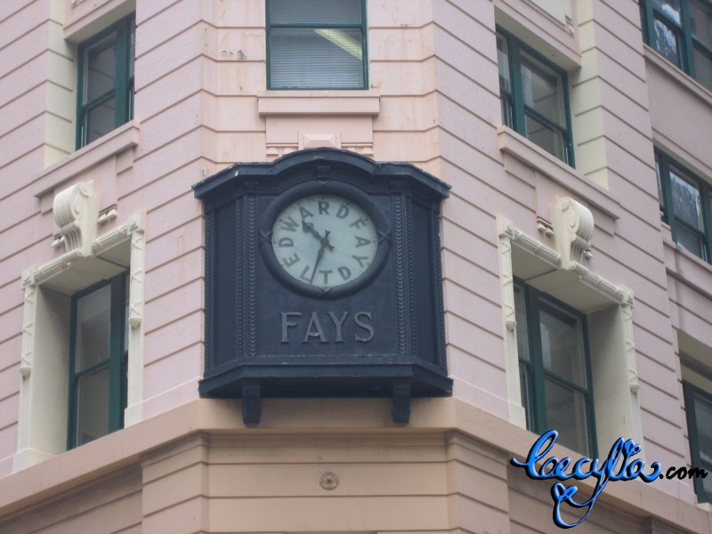 "Edward Fay Ltd" clockface